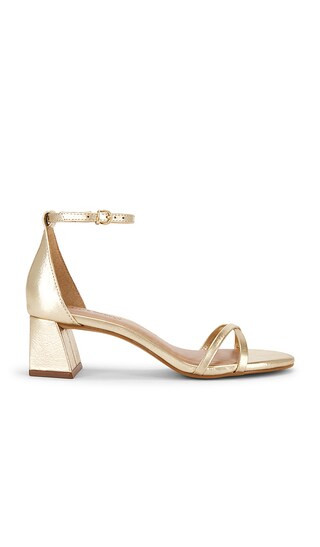 Rae Sandal in Gold Leather | Revolve Clothing (Global)