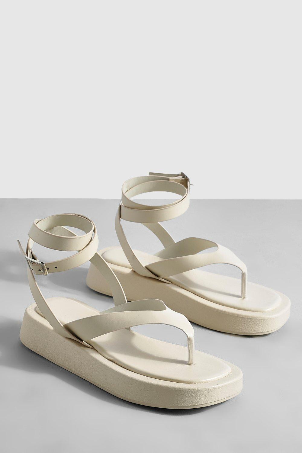Strappy Chunky Platform Flip Flops | boohoo (US & Canada)