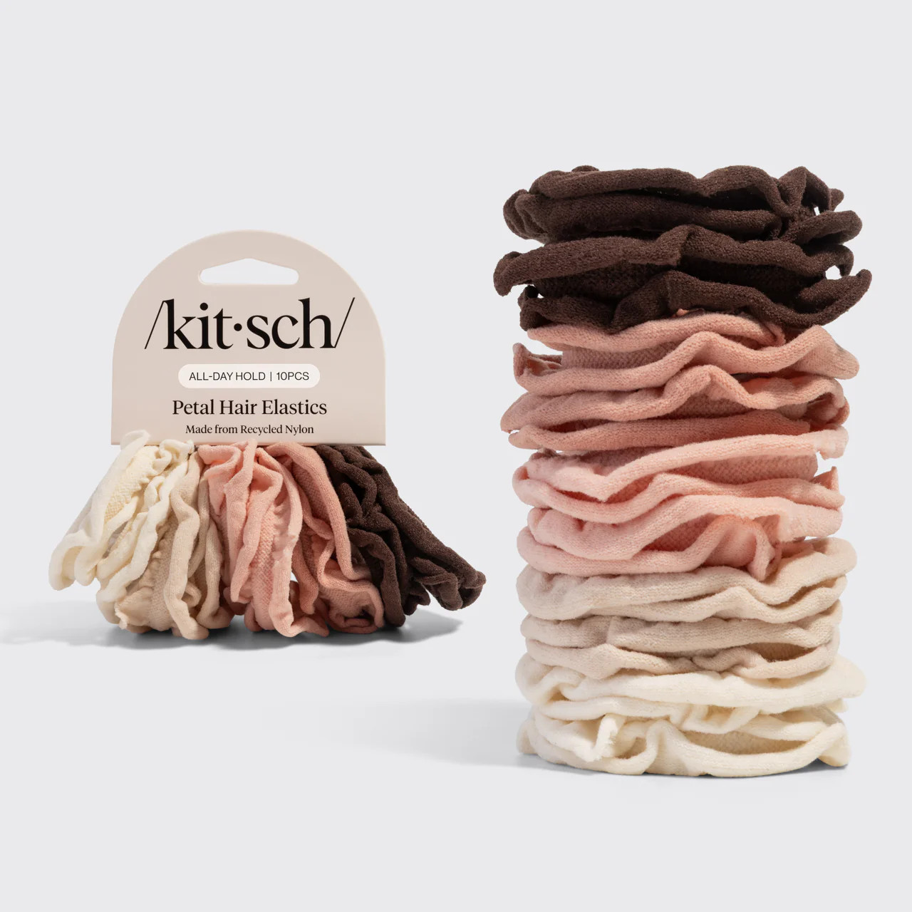 Blush Petal Hair Elastics | KITSCH | Kitsch