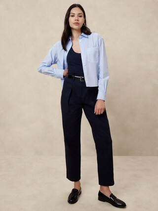 Boxy Button-Down Shirt | Banana Republic Factory