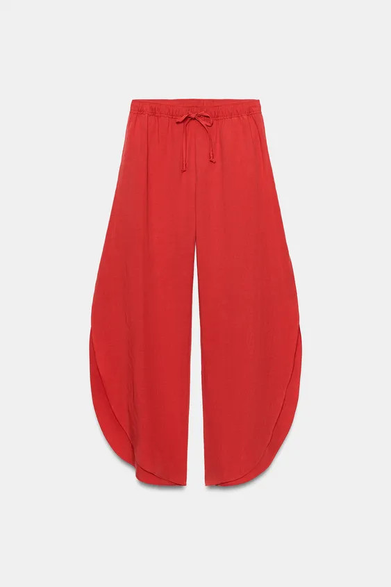 Trousers With Side Vents | Zara UK