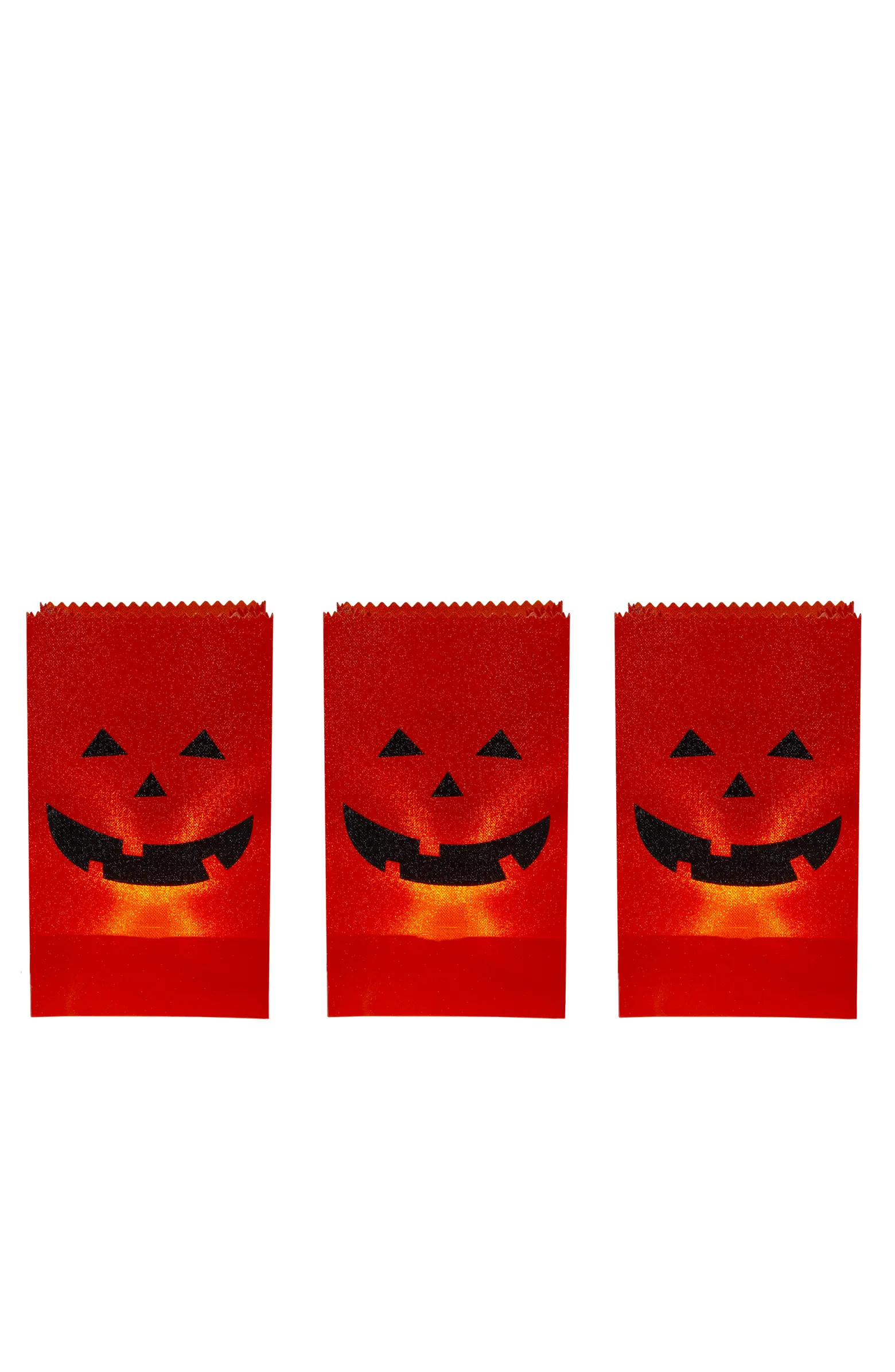 Northlight Set of 3 Jack-O-Lantern Halloween Luminary Pathway Markers - 5ft Black Wire | Nordstro... | Nordstrom