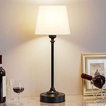 Kakanuo Cordless Table Lamp Rechargeable Black - 1 Pack 4000mAH Battery Operated Lamp for Decor, ... | Amazon (US)