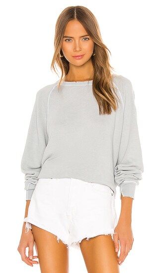 The Great The College Sweatshirt in Prairie Sky from Revolve.com | Revolve Clothing (Global)