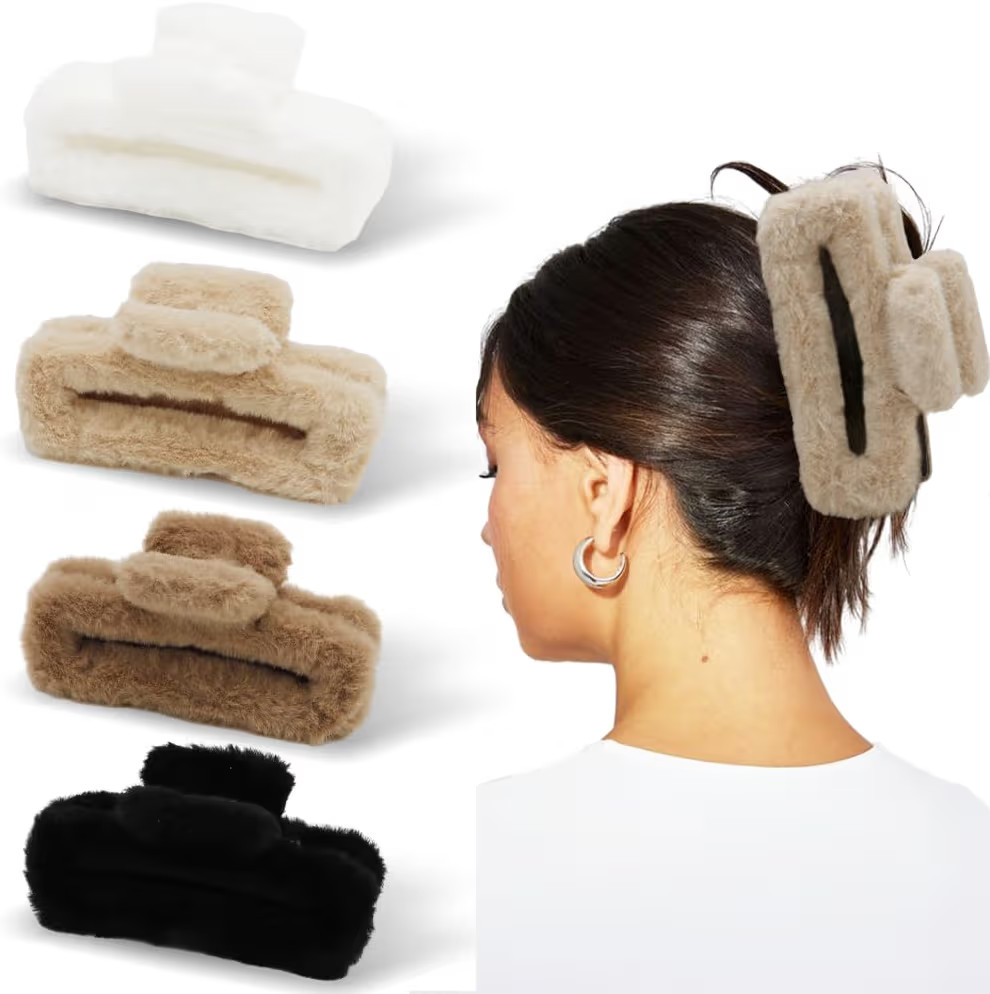 Ahoney Extra Large Non-Slip Hair Clips for Thick, Long Hair - Strong Hold Banana Clips and Hair A... | Amazon (US)