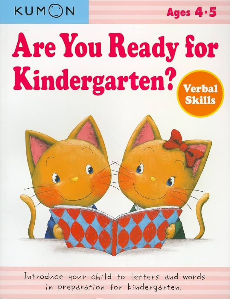 Kumon Are You Ready for Kindergarten? Verbal Skills (Preschool Workbook), Ages 3-5, 64 pages, alp... | Amazon (US)