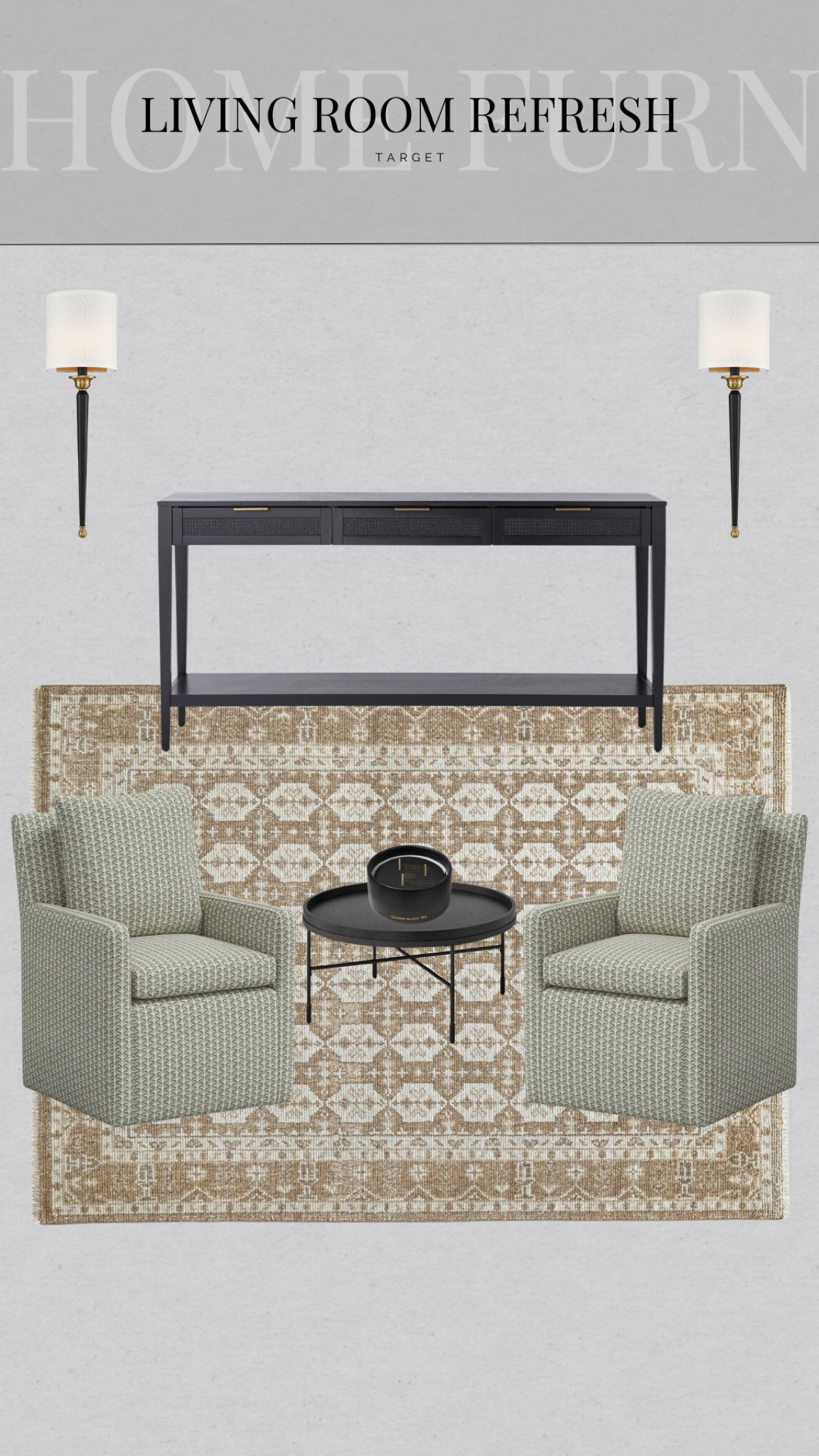 Target living room design! Artwork, wallart, lighting, rug, chairs, home decor, table, candle

#LTKhome #LTKstyletip #LTKMostLoved