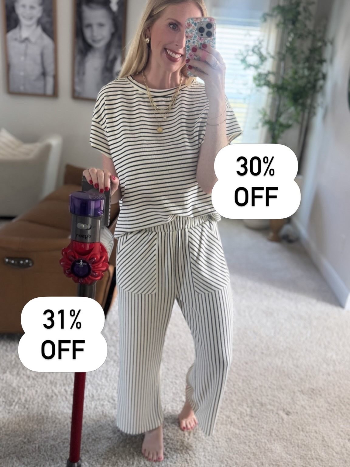 This striped set and my Dyson are both on sale for Amazon prime day!

#LTKSaleAlert