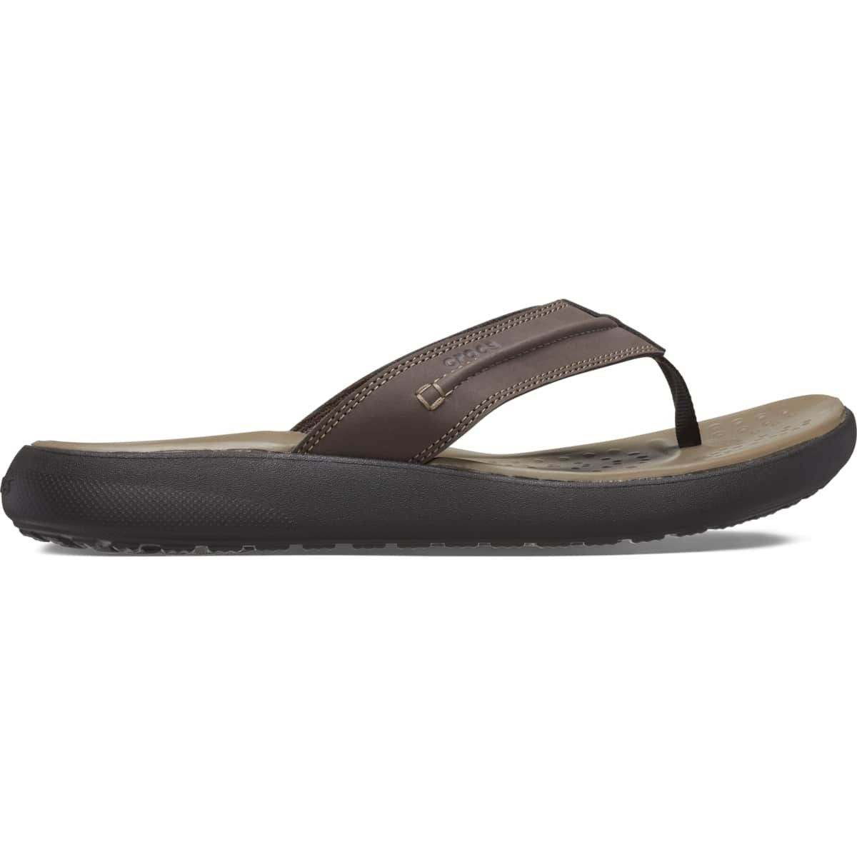 Crocs Men's Yukon Vista II LiteRide Flip Flop Sandals, Espresso, M11 | Target