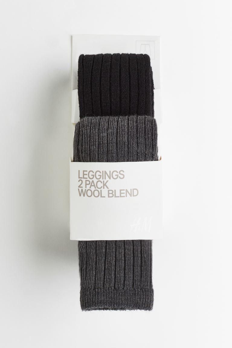 2-pack Wool-blend Leggings | H&M (US + CA)