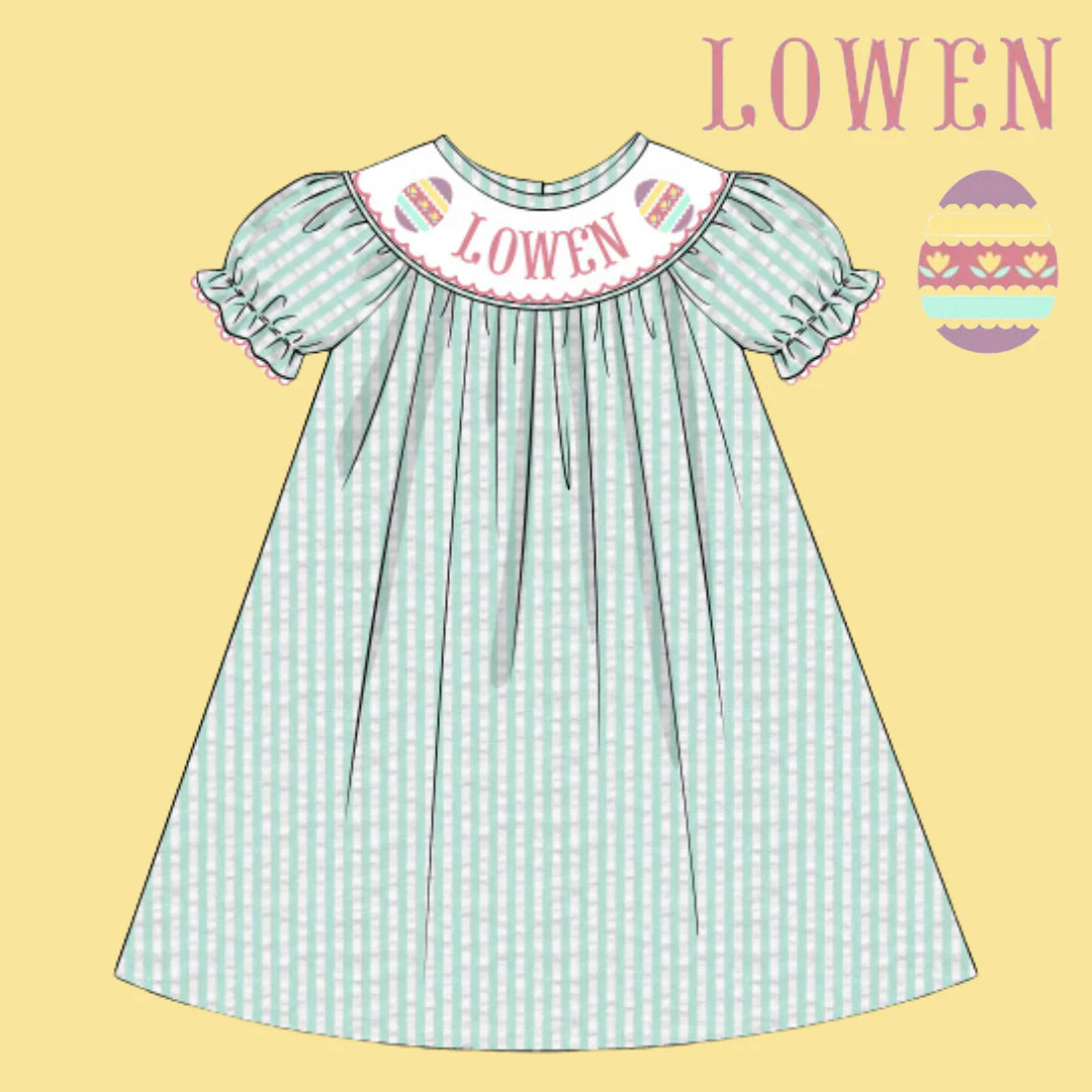 Personalized Egg Dress PREORDER (Ships mid March) | Mini Pearl Co.