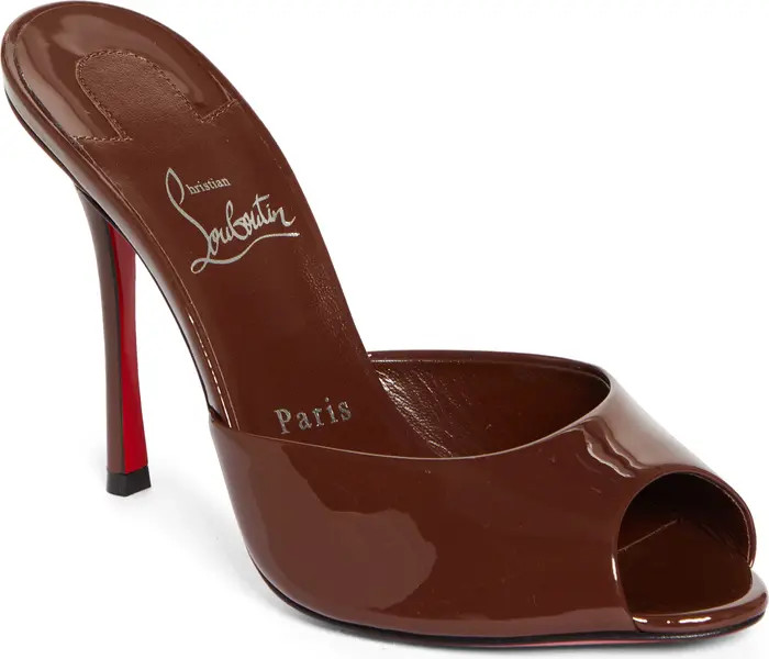 Christian Louboutin Me Dolly Peep Toe Slide Sandal (Women) | Nordstrom | Nordstrom