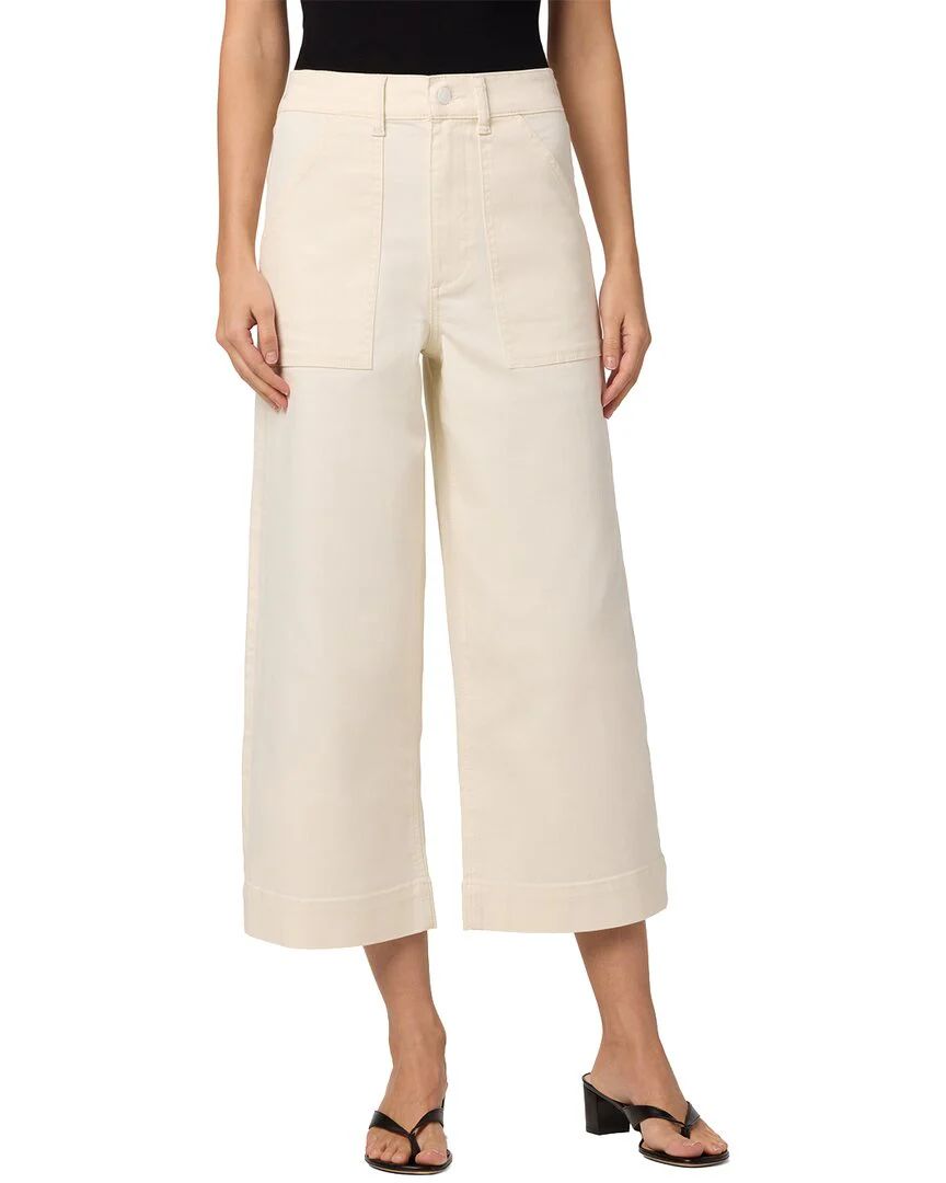 JOE'S Jeans Cream Wide Leg Ankle Jean | Shop Simon