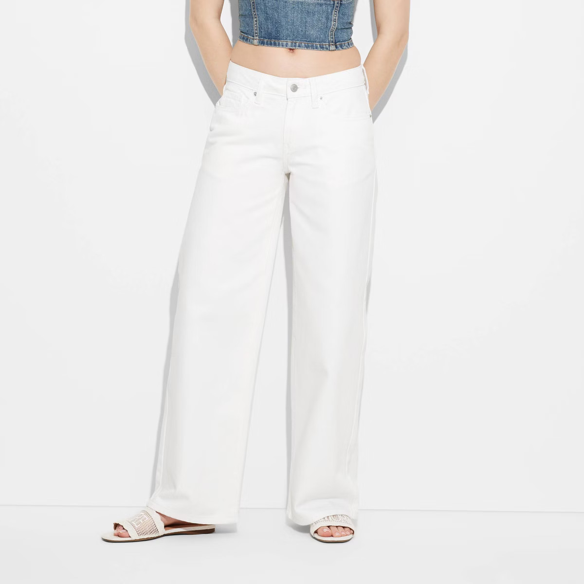 Women's Low-Rise Wide Leg Baggy Jeans - Wild Fable™ | Target