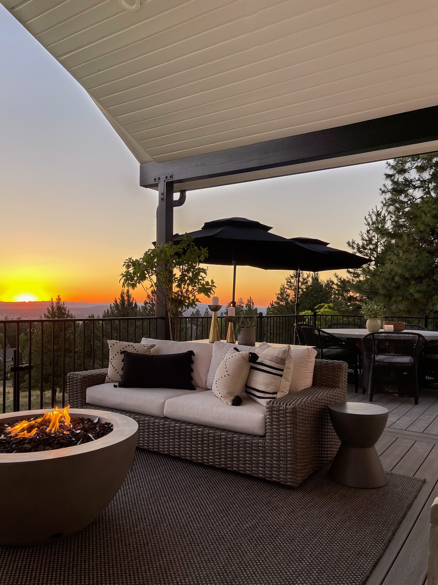 Our Outdoor Spaces are finally coming together this year and home and the cabin. Bring on the BBQ's, boating, campfires and memories.

Outdoor Furniture. Outdoor Lights. Outdoor Dining.
Outdoor Dishes. Fire Pit. Fire Table. Walmart. Amazon.

#LTKhome #LTKstyletip #LTKSeasonal