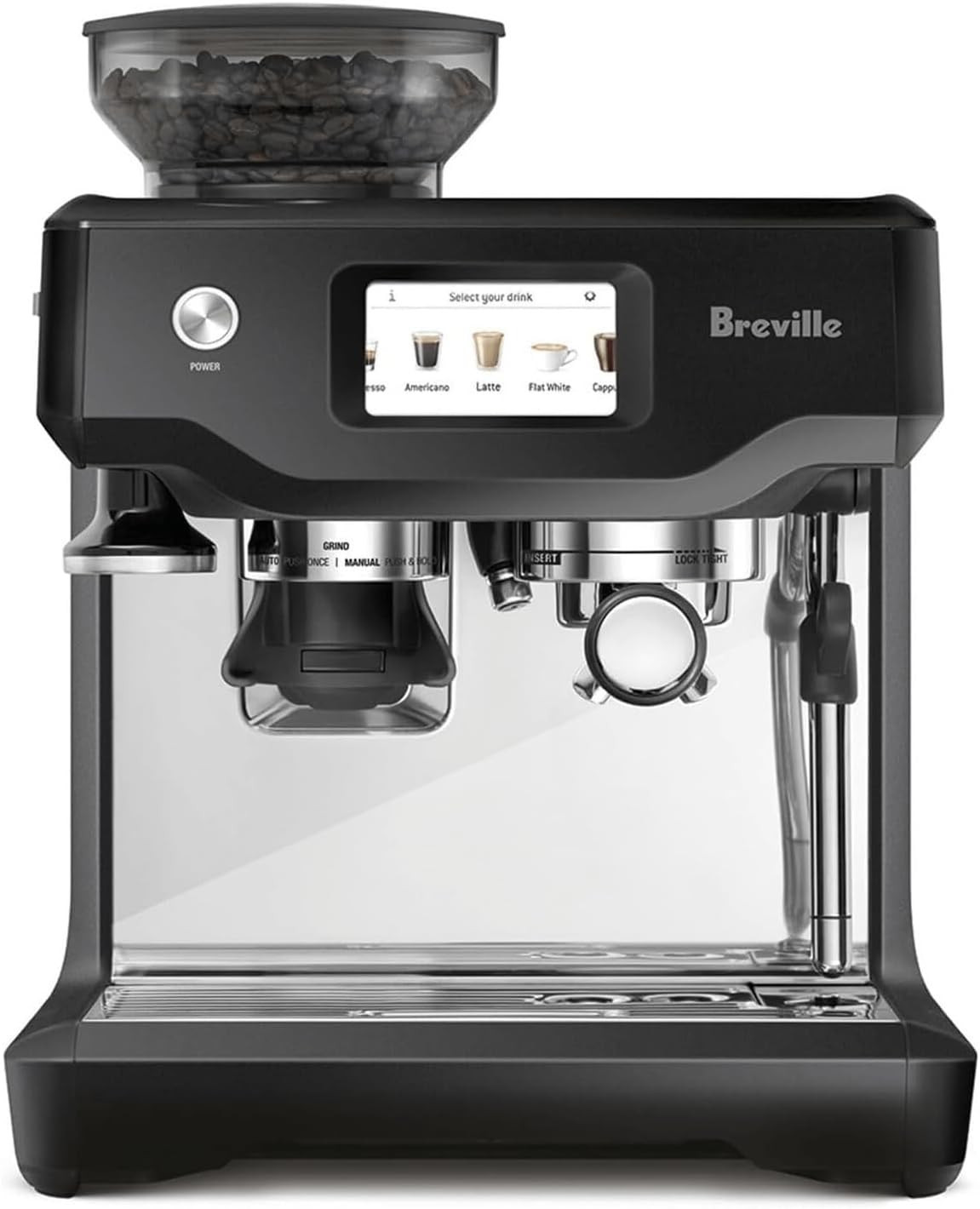 Breville BES880BTR Barista Touch Espresso Machine, Black Truffle | Amazon (US)
