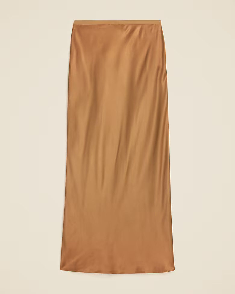 New Gwyneth slip skirt in viscose charmeuse | J. Crew US