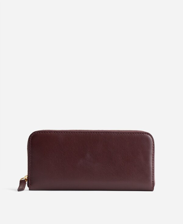The Essential Continental Zip Wallet in Leather | Madewell