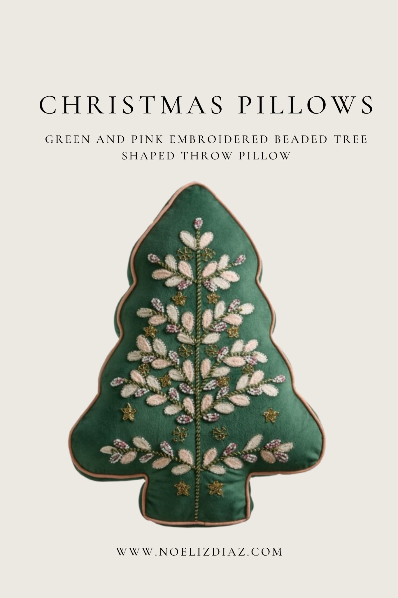 Stylish green Christmas throw pillow for the season! #christmas #home #livingroom #details 

#LTKHoliday #LTKSeasonal #LTKHome