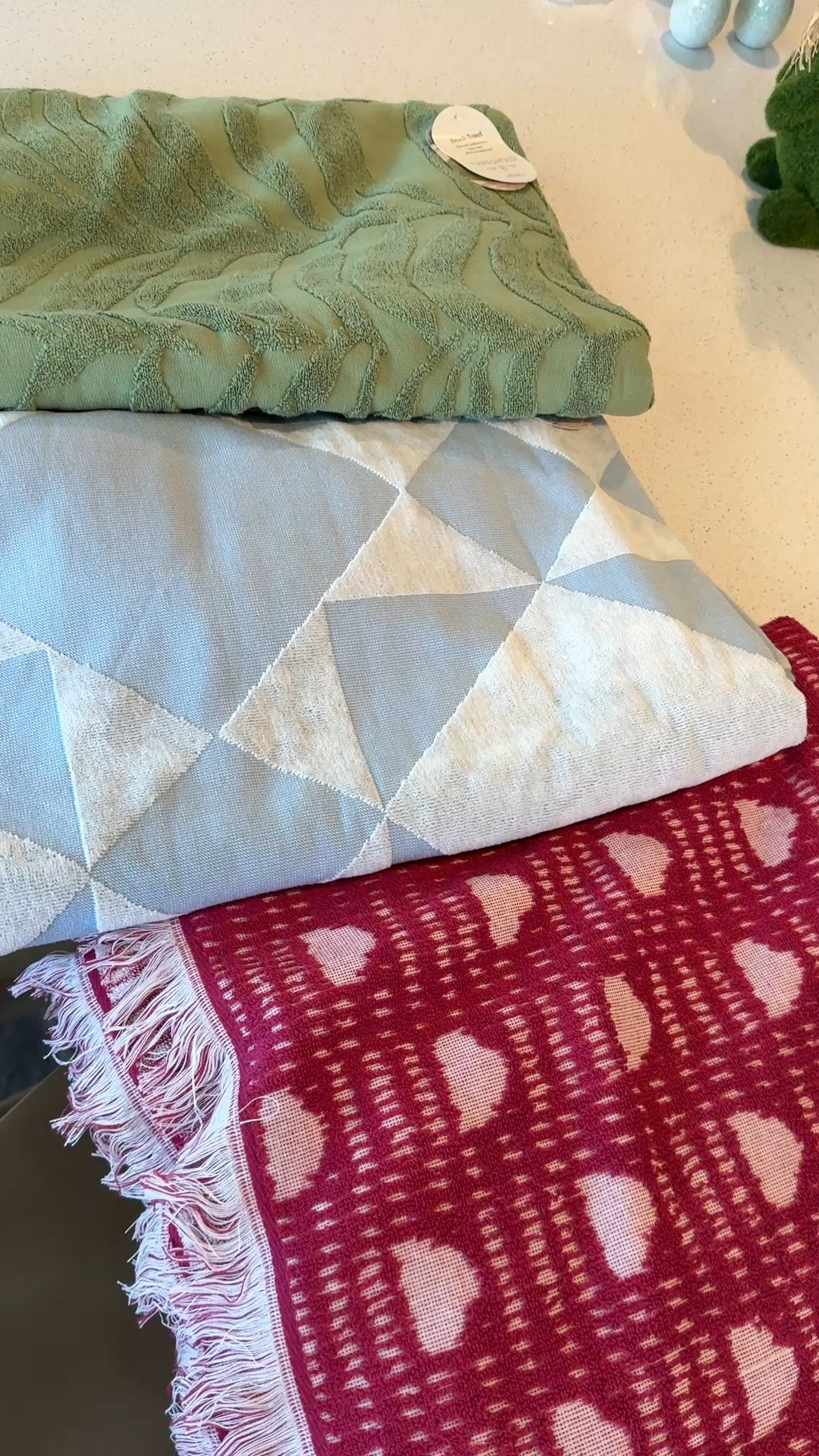 Extra large & aesthetic beach towels 😍☀️