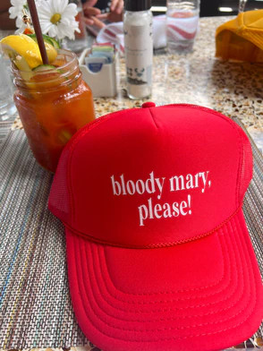 Bloody Mary Please Trucker Hat | KenzKustomz