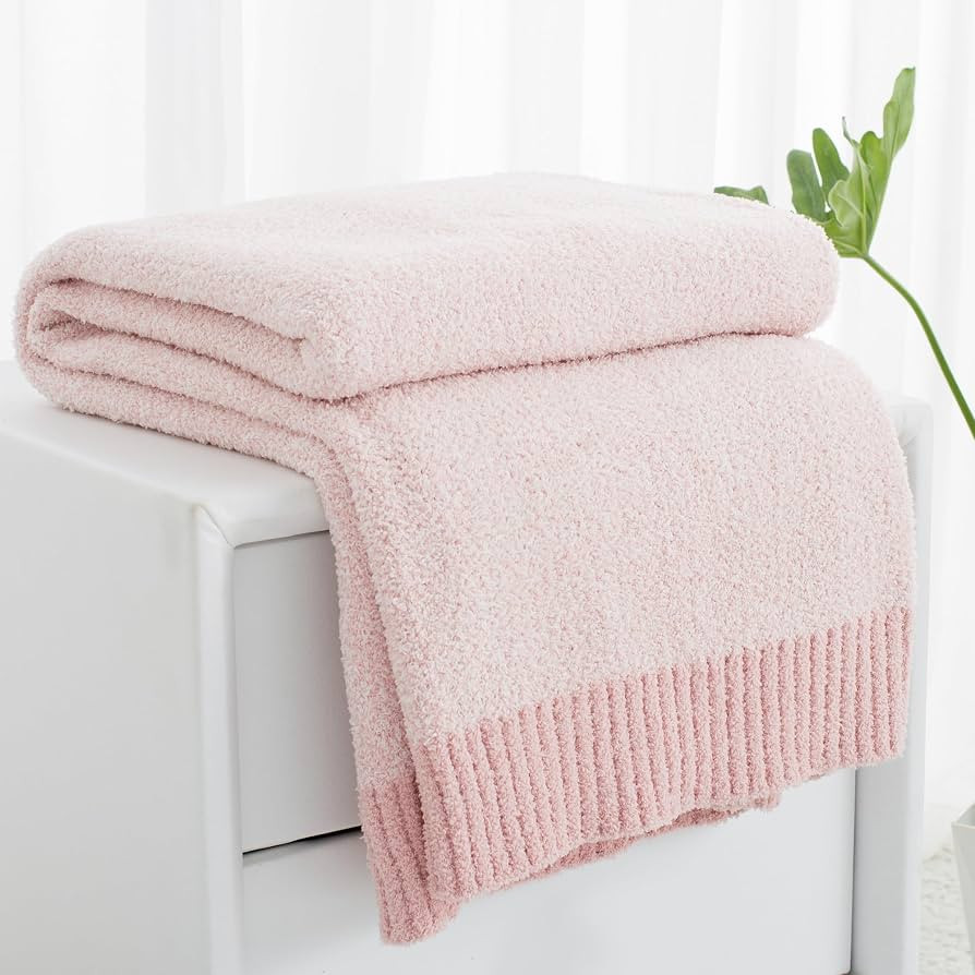 Carriediosa Heather Throw Blanket 60x80, 400GSM Ultra Soft Microfiber | Amazon (US)