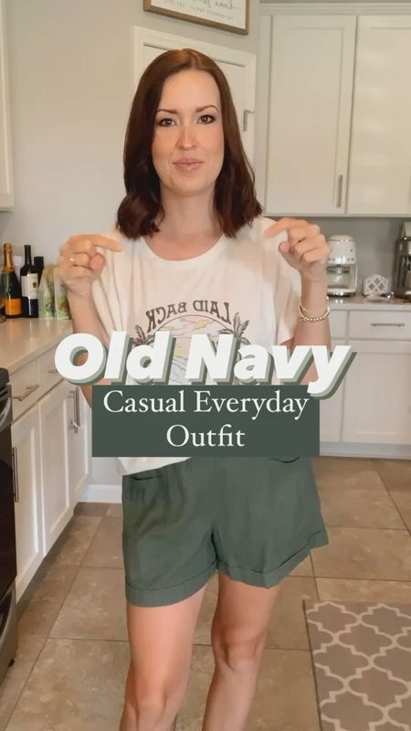 Old Navy Casual Everyday outfit ☀️✨

Size medium in shorts, size large in tee

#LTKSeasonal #LTKstyletip #LTKFind
