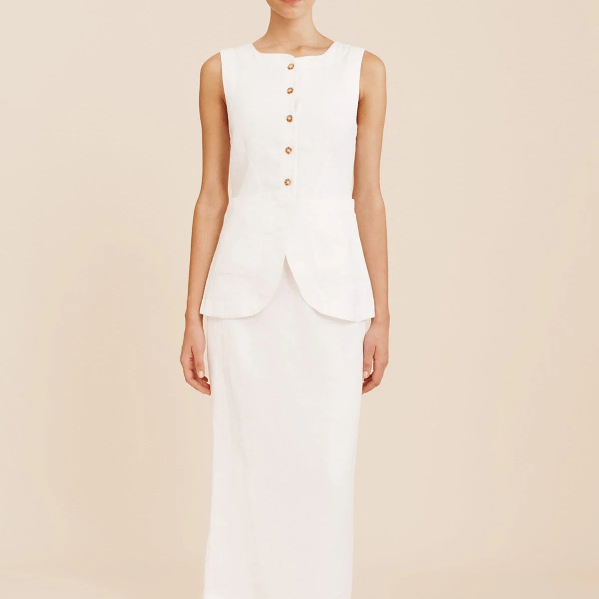 EMMA VEST - IVORY | POSSE (US)