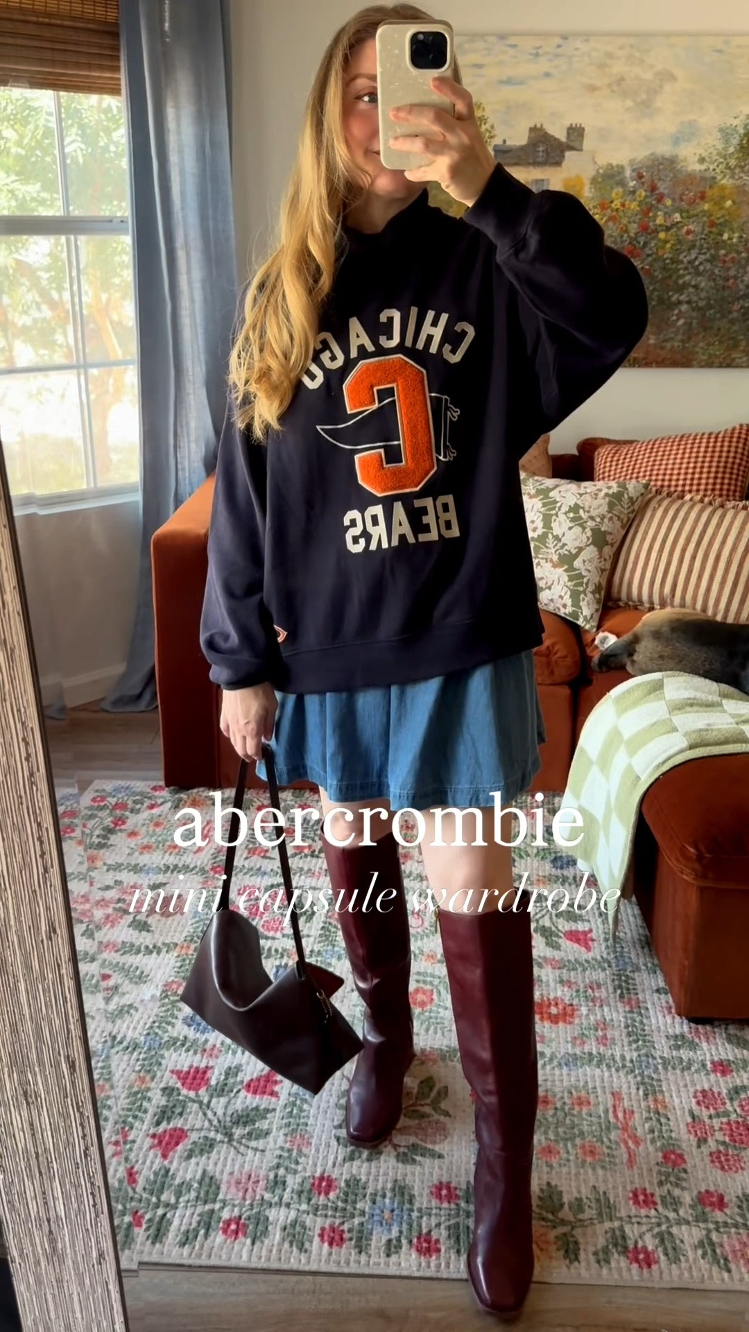 abercrombie mini capsule wardrobe. fall outfits. fall fashion.

wearing my normal size small in all except the burgundy blue striped sweater, i sized up 2 for a super oversized fit.

#LTKSeasonal #LTKSaleAlert #LTKootd