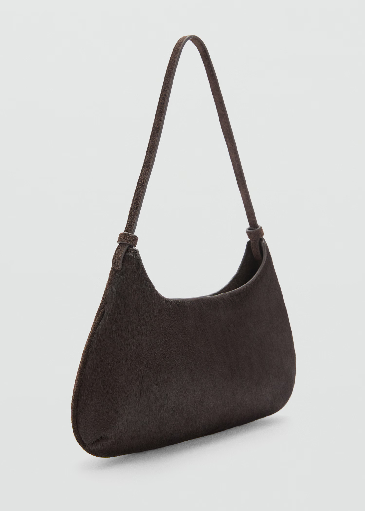 Cow leather shoulder bag - Women | MANGO United Kingdom | MANGO (UK)