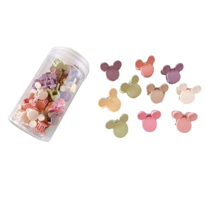 50 PCS Mini Claw Clips Small Hair Clips,Barrettes Toddler Hair Accessories Colorful Cute Hair Acc... | Amazon (US)