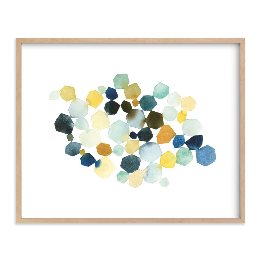 Hexagon Cluster Framed Wall Art by Minted for West Elm | West Elm (US)