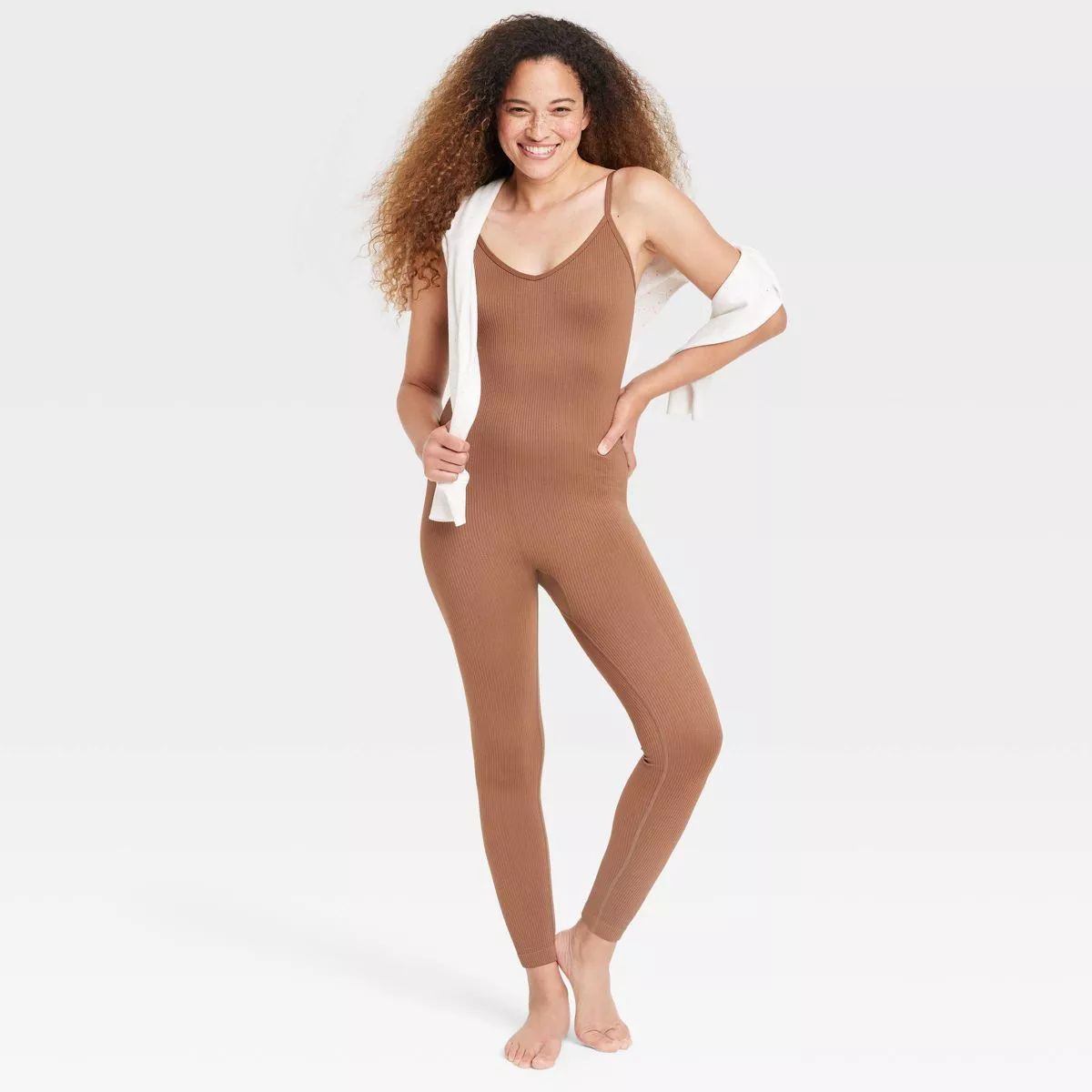 Women's Chunky Ribbed Jumpsuit - … curated on LTK