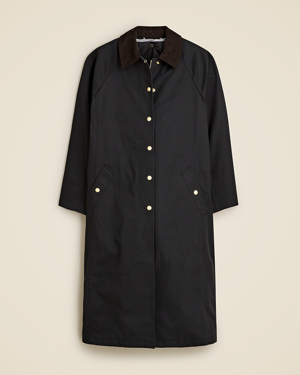 Long Barn Jacket™ in waxed cotton twill | J. Crew US