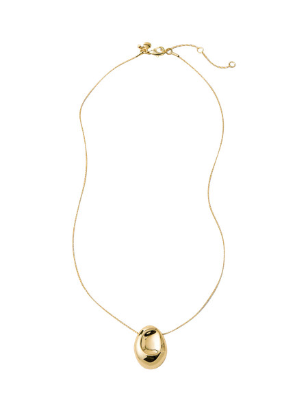 Metal Disc Pendant Necklace | Ann Taylor