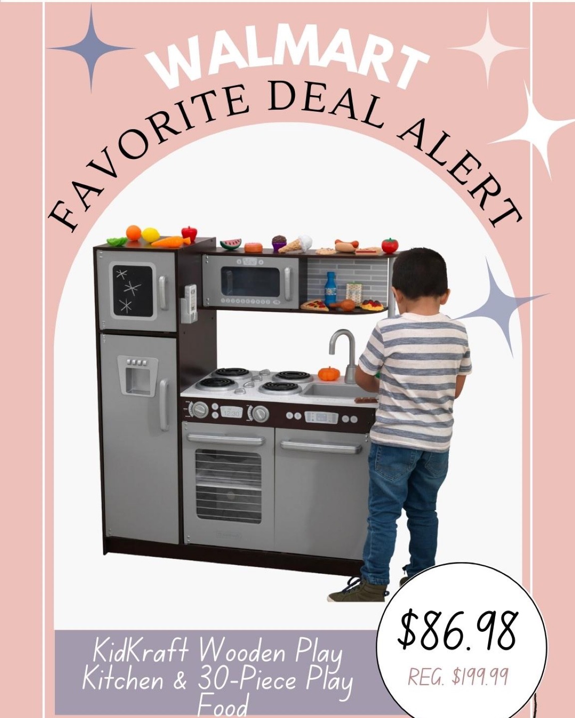 KidKraft wood toy kitchen with play food is on mega sale at Walmart! 

Sale alert, mega sale, gifts for kids, Christmas gifts for kids, kitchen play, pretend play, gift ideas, play. 

#LTKHoliday #LTKkids #LTKsalealert