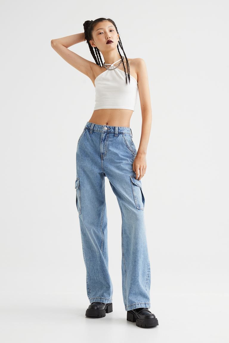 90s Baggy High Waist Jeans | H&M (US)