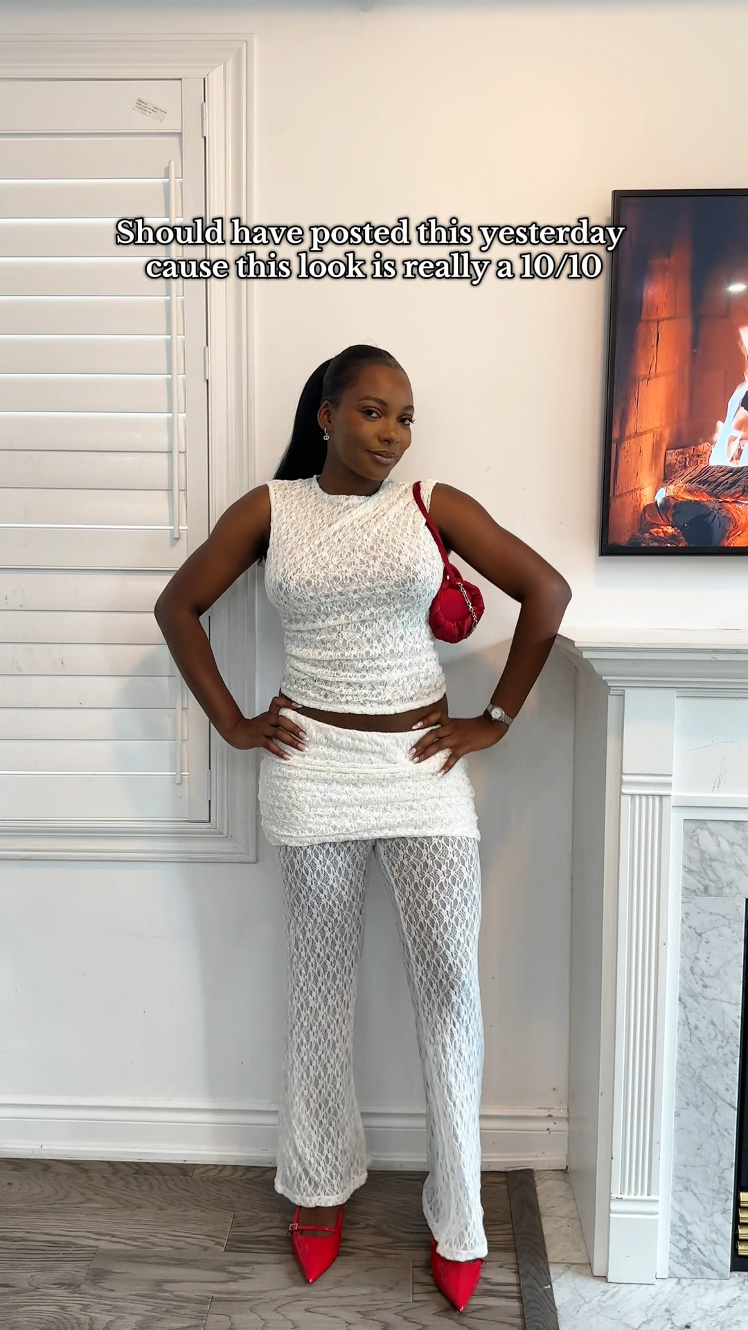 Skirt layered lace trouser set

#LTKdatenight #LTKfall #LTKcanada