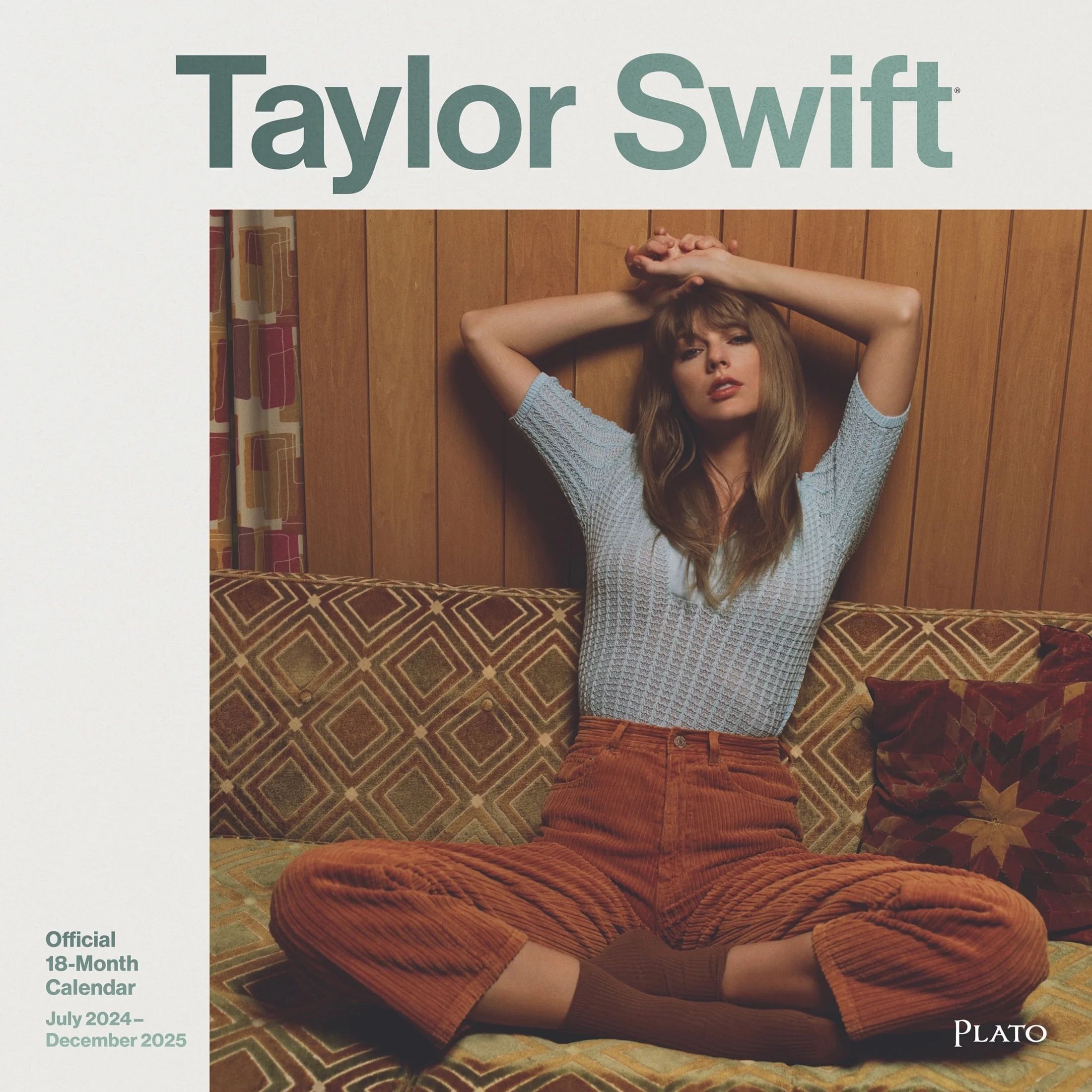 Taylor Swift OFFICIAL | 2025 12x24" (Hanging) 18 Month Wall Calendar | Jul '24 - Dec '25 | Plato | Walmart (US)