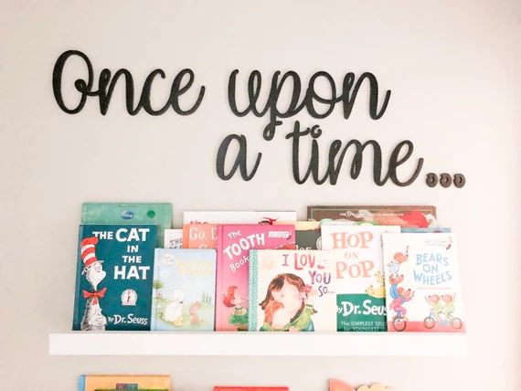 3D Word cut out | Wall decal | 3D Wall Decal | Kids Bedroom Decor | Organization | Book Storage |... | Etsy (US)