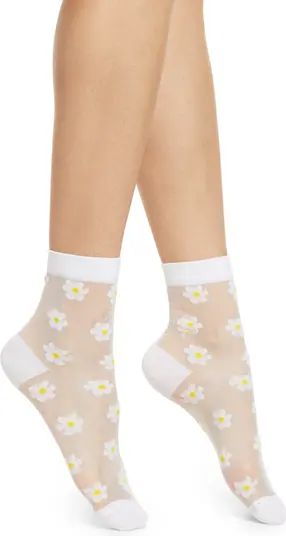 BP. Sheer Pattern Anklet Socks | Nordstrom | Nordstrom