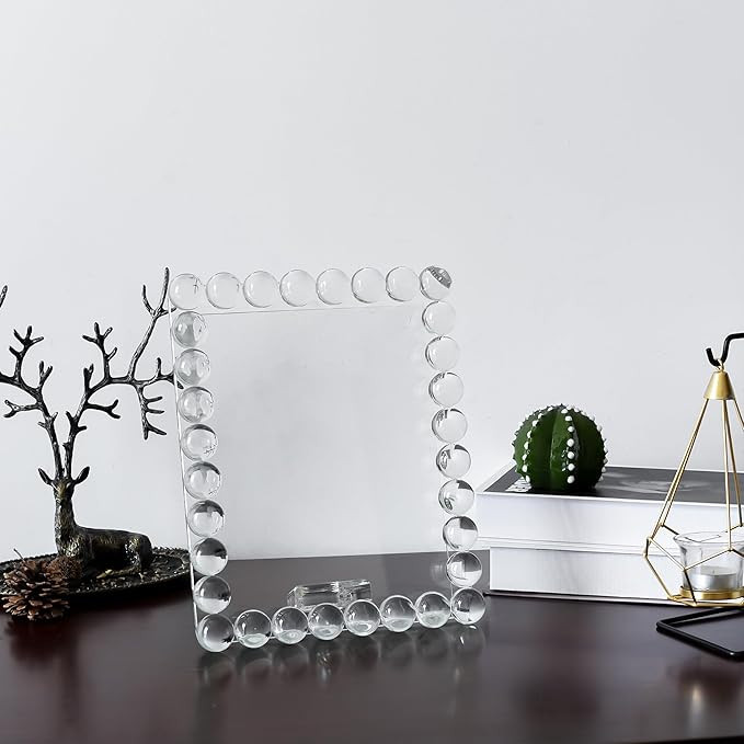 Crystal 8x10Inch Picture Frame, Wedding Frame Tabletop Display, Display Pictures 8''x 10'', Comes... | Amazon (US)