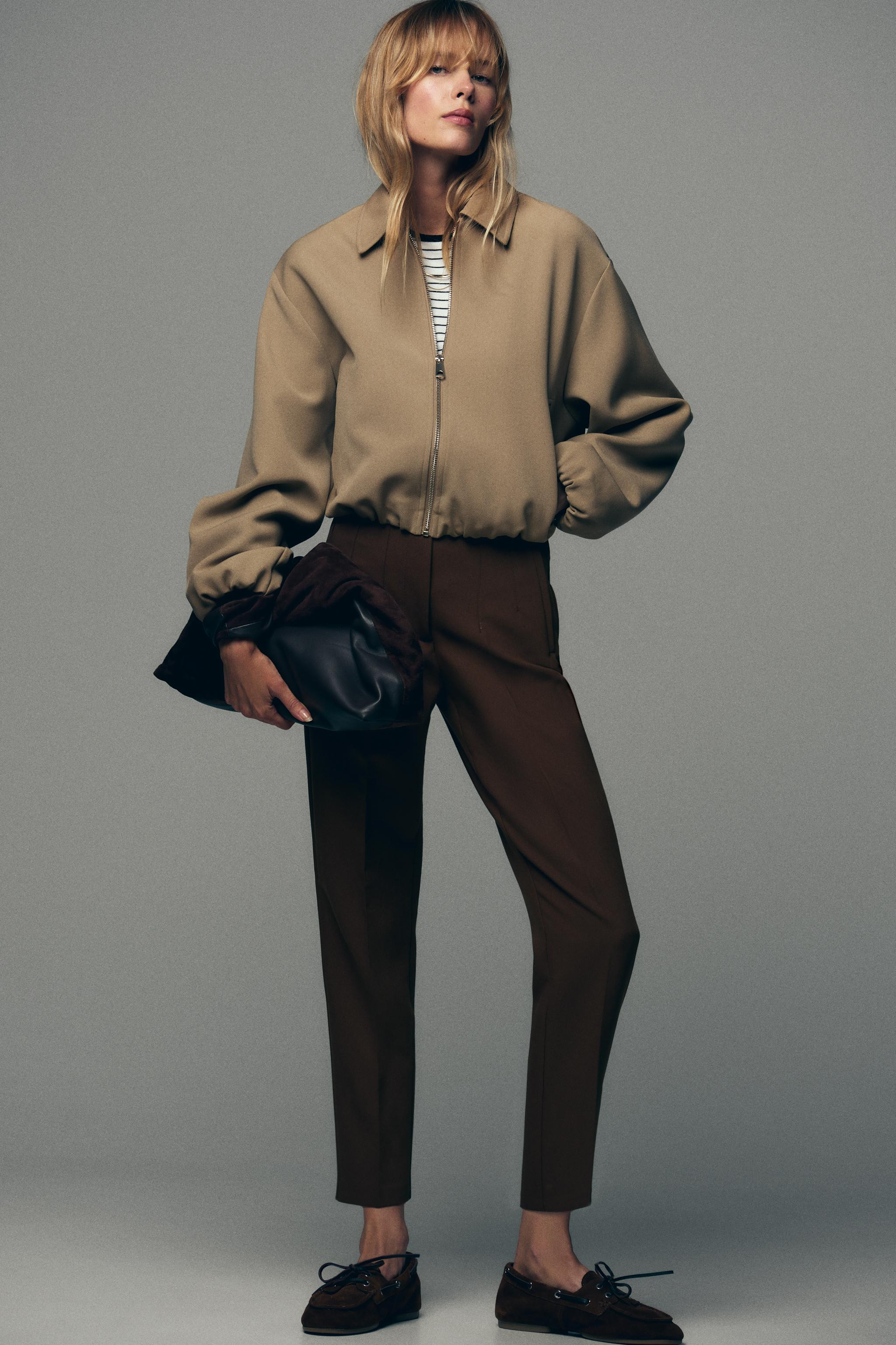 PUFFED BOMBER JACKET WITH ZIP | Zara UK