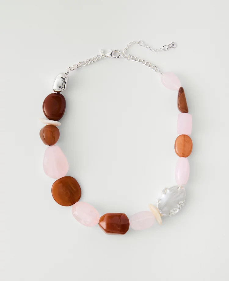 Mixed Stone Statement Necklace | Ann Taylor