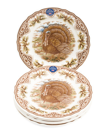Made In England 6pk Turkey Dinner Plates | Marshalls