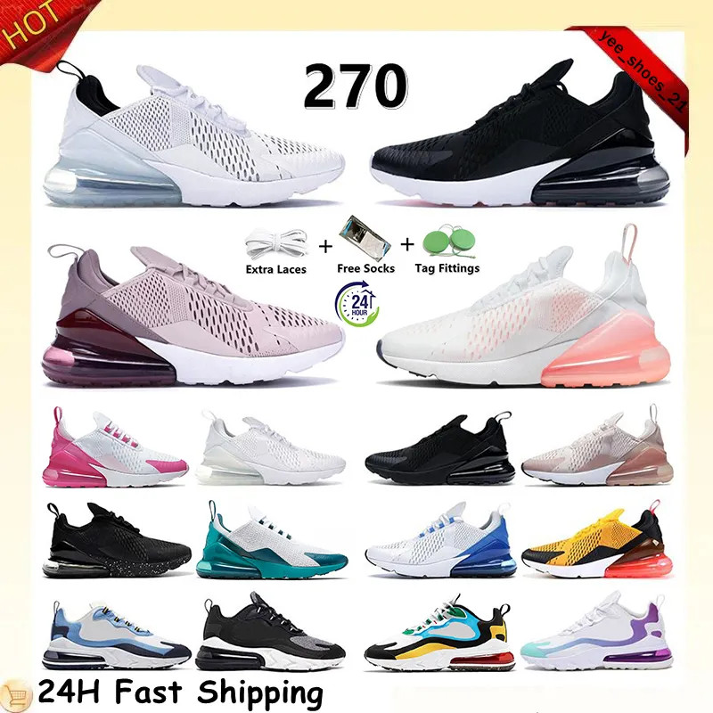 Save Big on Bulk 270s Shoes 270s Running Shoes 270 React Sneaker Triple Black White Anthracite Na... | DHGate
