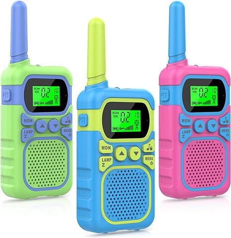 Amazon.com: Kids Walkie Talkies for 3-12 Year Old Boys Girls,Children Walkie Talkies 3 KM Long Ra... | Amazon (US)