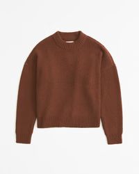 Chenille Crew Sweater | Abercrombie & Fitch (US)