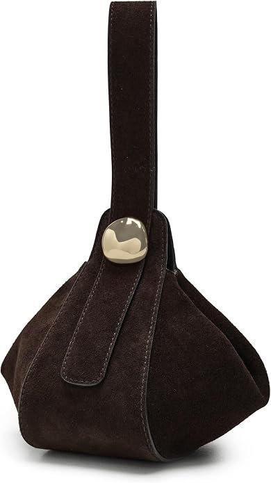 Madewell, Womens Suede Organic Drop Hand Held, Dark Carob, One Size | Amazon (US)