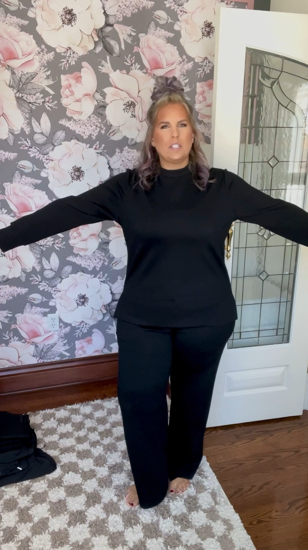 Amazon Set // Black mockneck two-piece set, scuba fabric, drawstring waist, hidden back zipper, side slits, can be worn tucked or untucked! 

#amazon #amazonfashion amazon finds, amazon find, amazon style, amazon fashion, amazon clothing, amazon outfit, found it on amazon, amazon fashion finds, amazon summer, amazon spring, amazon fall, amazon winter, amazon outfit inspo, amazon outfit inspiration, amazon curves, amazon curvy, curvy amazon, midsize amazon, amazon midsize, amazon ootd, amazon shopping, new on amazon #set #sets outfits in a set, set outfit, set ootd, outfit set, outfit sets, top and bottom set, top and bottom sets, pants set, pant set, pant sets, affordable set, affordable sets, budget set, budget sets, sets under 50, sets under 100, sets under 30 #travel #outfit #look #ootd #airport #plane #airplane #car #train #cruise #flight travel style, travel fashion, airport outfit, airport style, airport fashion, airport fit, travel fit, travel look, airport look, travel outfit, travel ootd, travel look, affordable travel outfit  #lounge #loungewear #loungeoutfit #loungewearoitfit #loungestyle #loungewearstyle #loungefashion #loungewearfashion #loungelook #loungewearlook  #black #ootd black jeans, black look, black outfit, outfit with black, black clothing, looks with black, black fashion, black outfit inspo, black outfit inspiration, looks featuring black, black ootd, black top, black shirt, black pants, black shoes, black jacket, black bag, black purse 

#LTKVideo #LTKFindsUnder50 #LTKMidsize